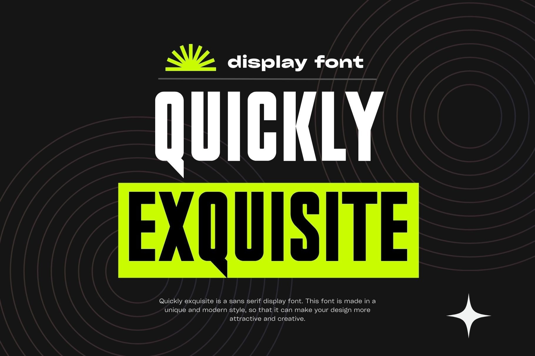 Quickly Exquisite font preview image #3