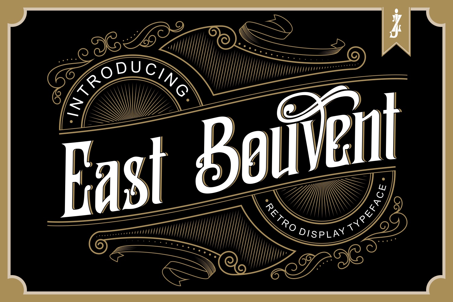 East Bouvent font preview image #2