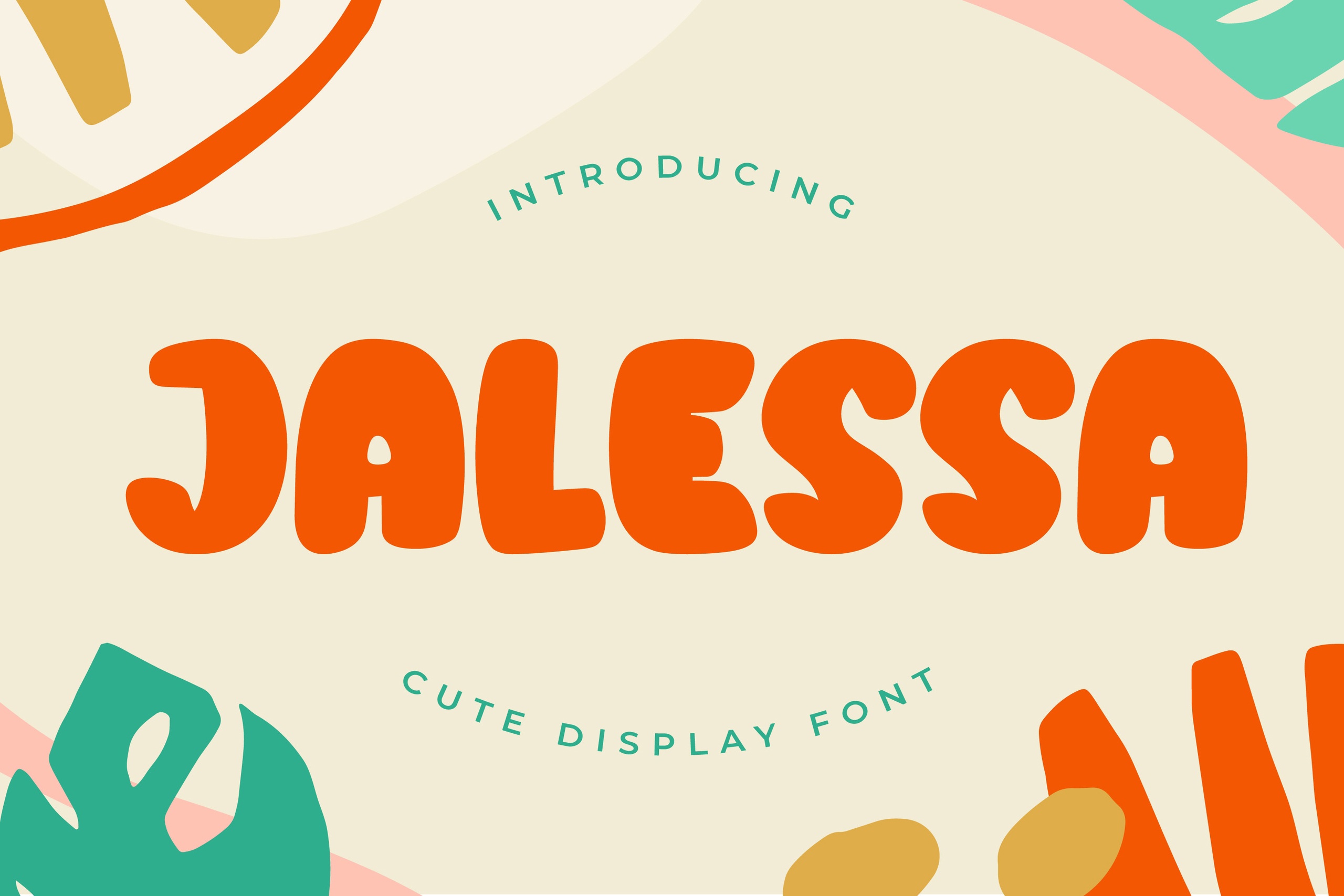 Jalessa font preview image #2