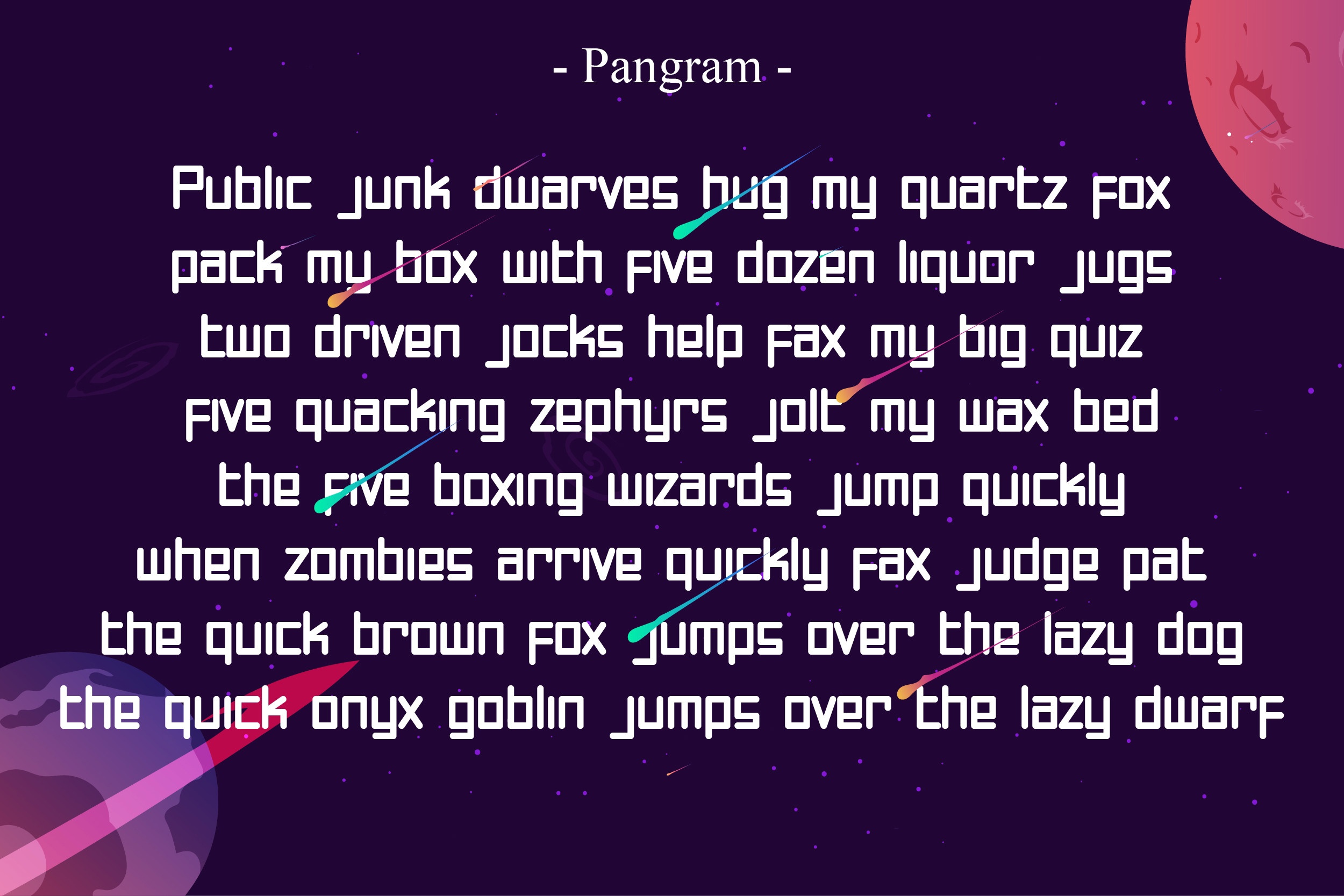 Square Spaceship font preview image #4