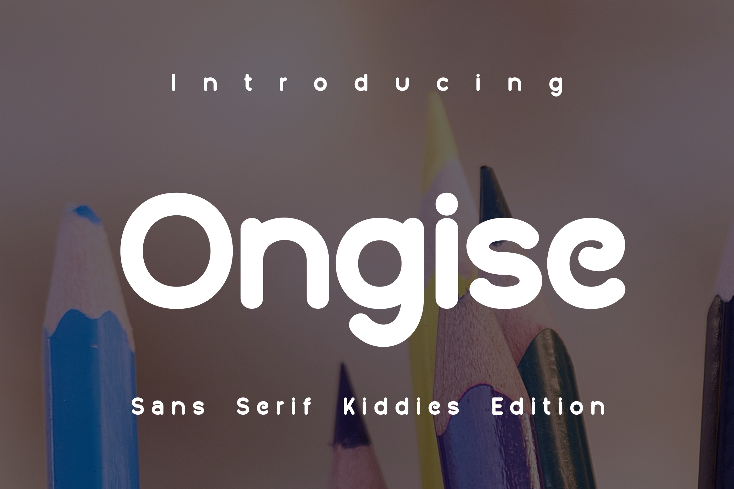 Ongise Monde font preview image #4