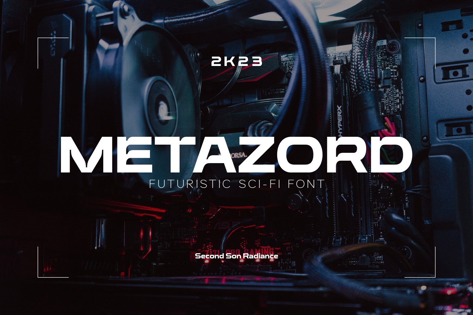 Metazord font preview image #4