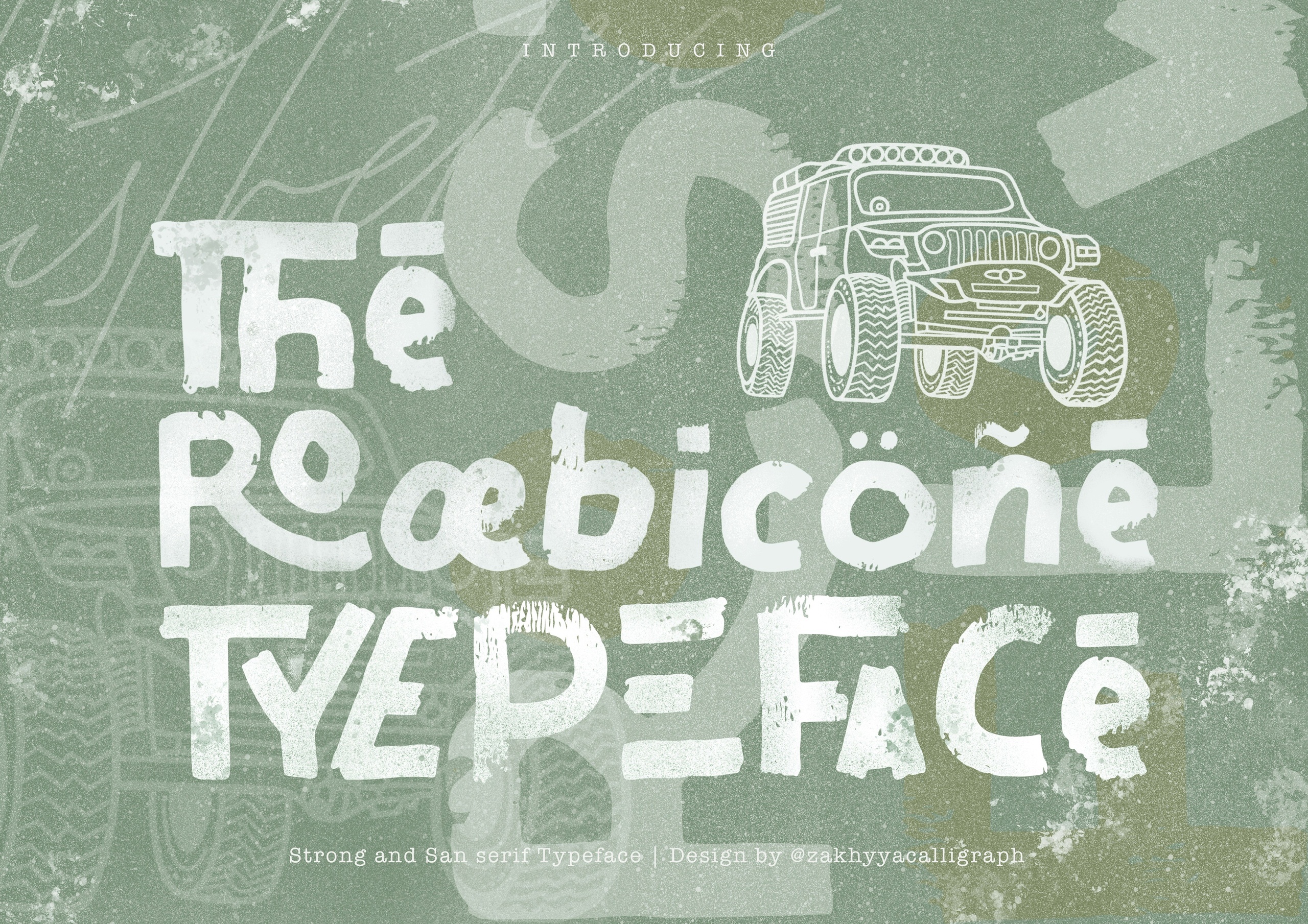 The Rooebicone Font
