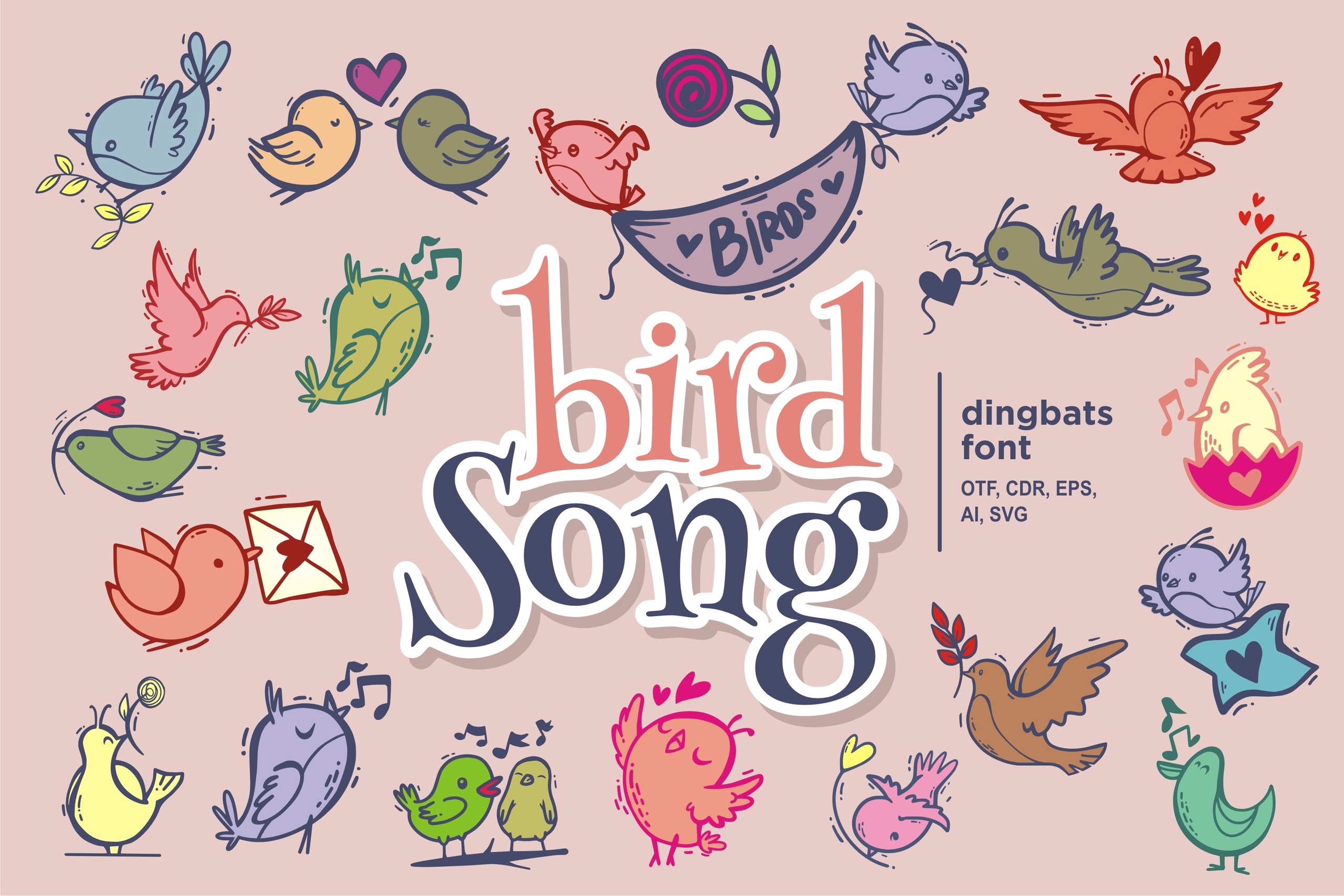Bird Song Font