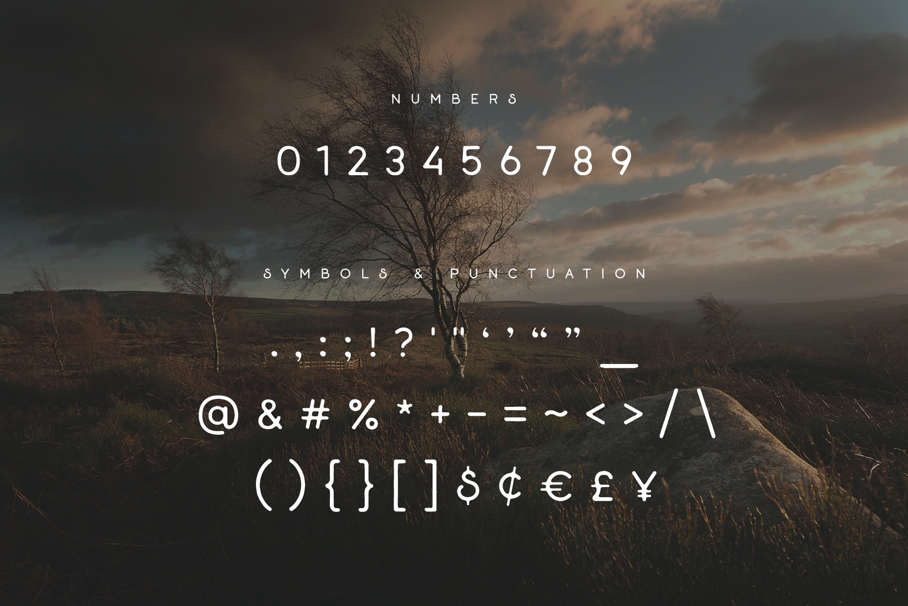 Hinterland font preview image #3