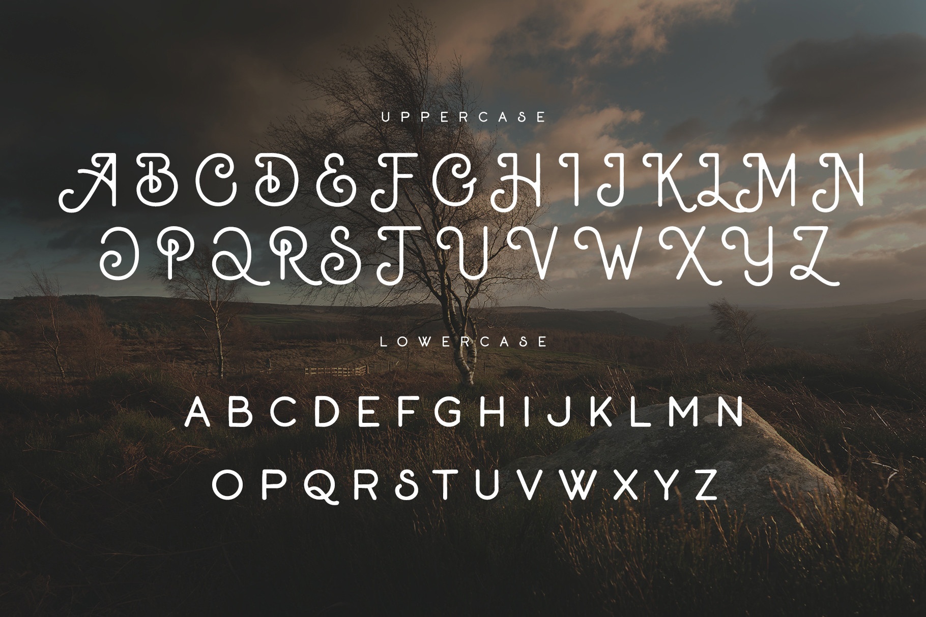 Hinterland font preview image #4