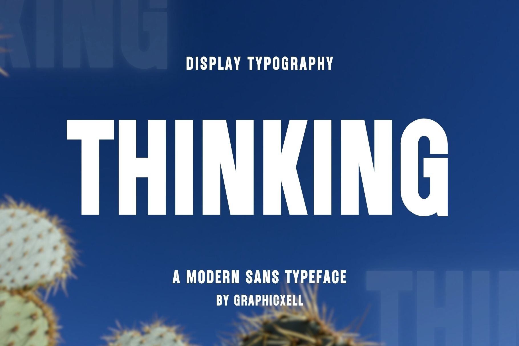 Thinking font preview image #2