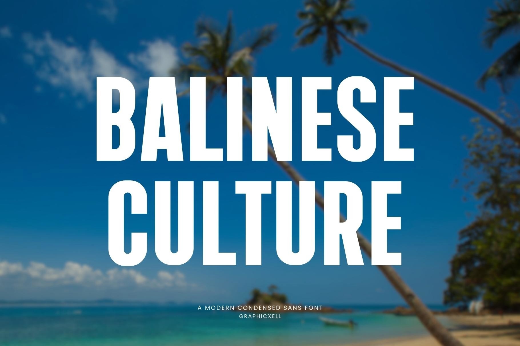 Balinese Culture font preview image #3