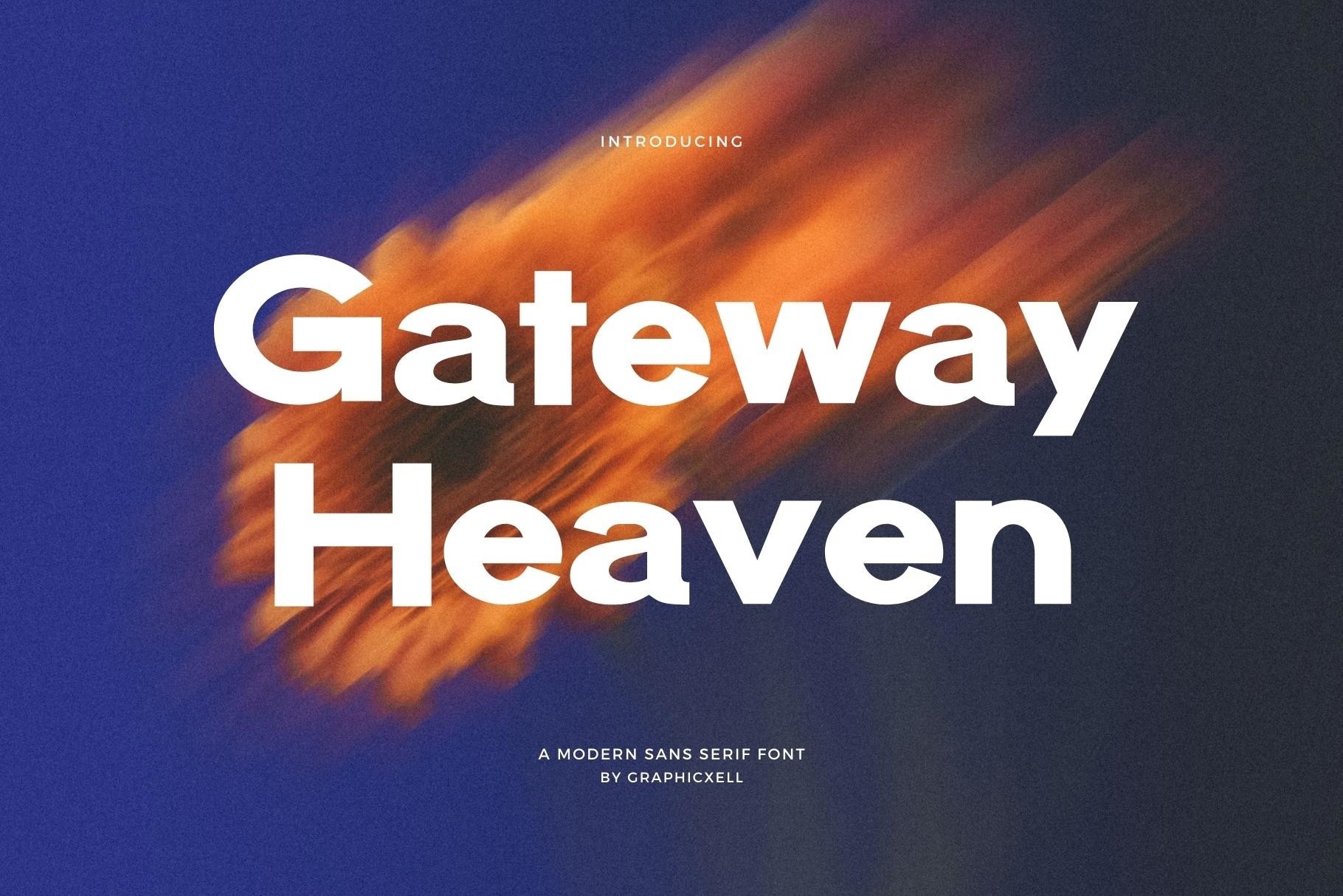 Gateway Heaven font preview image #2