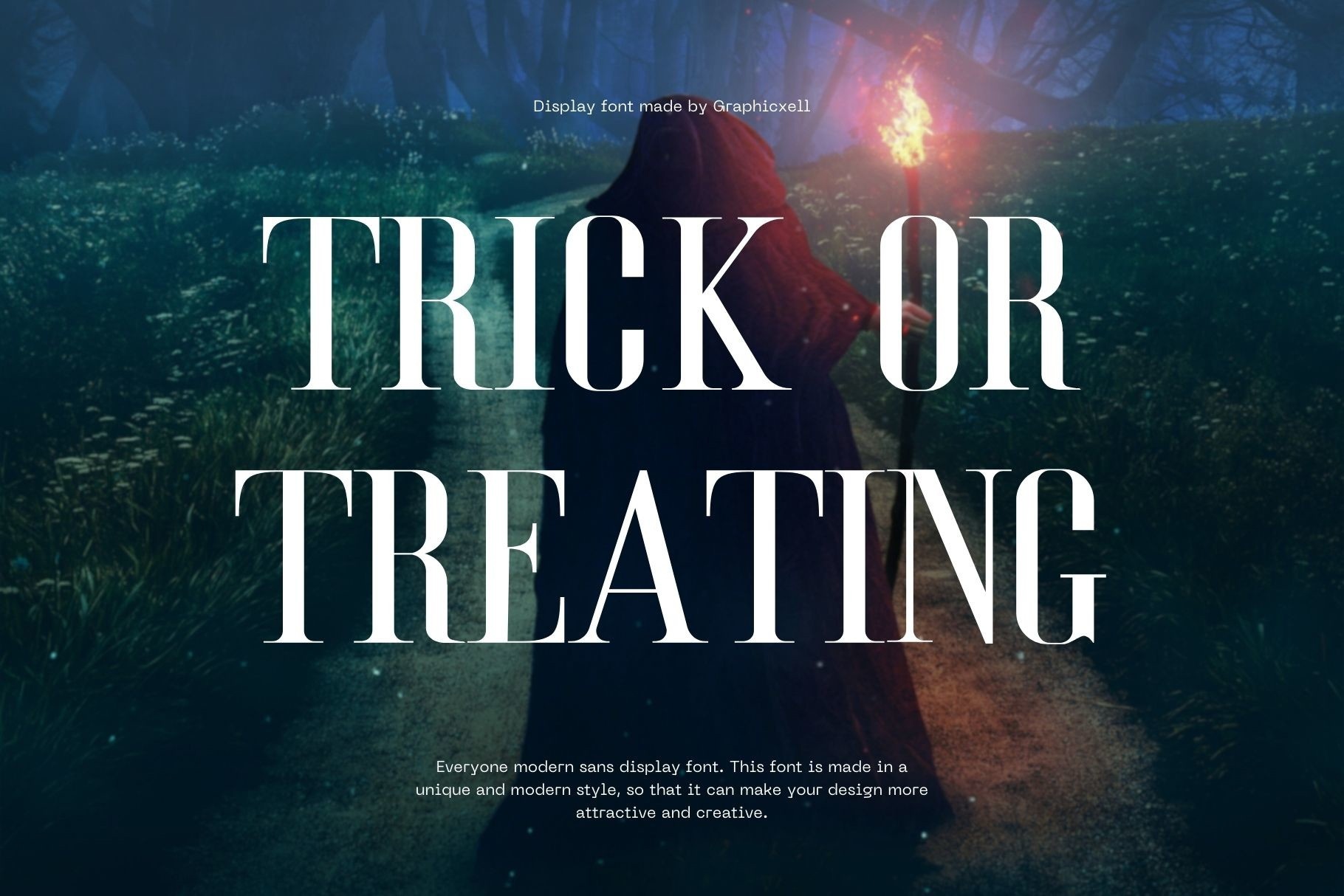 Trick or Treating font preview image #5