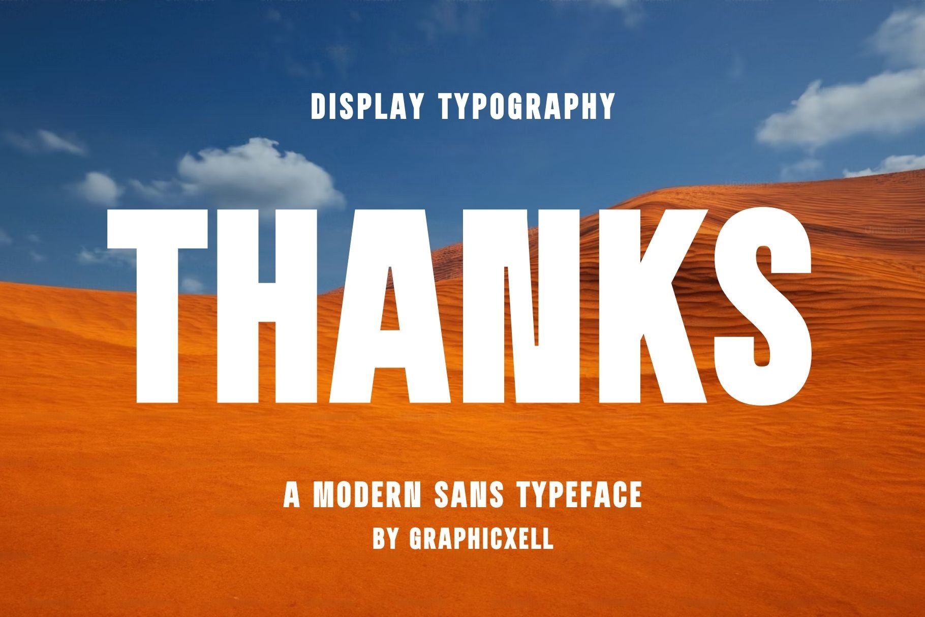 Thanks font preview image #5