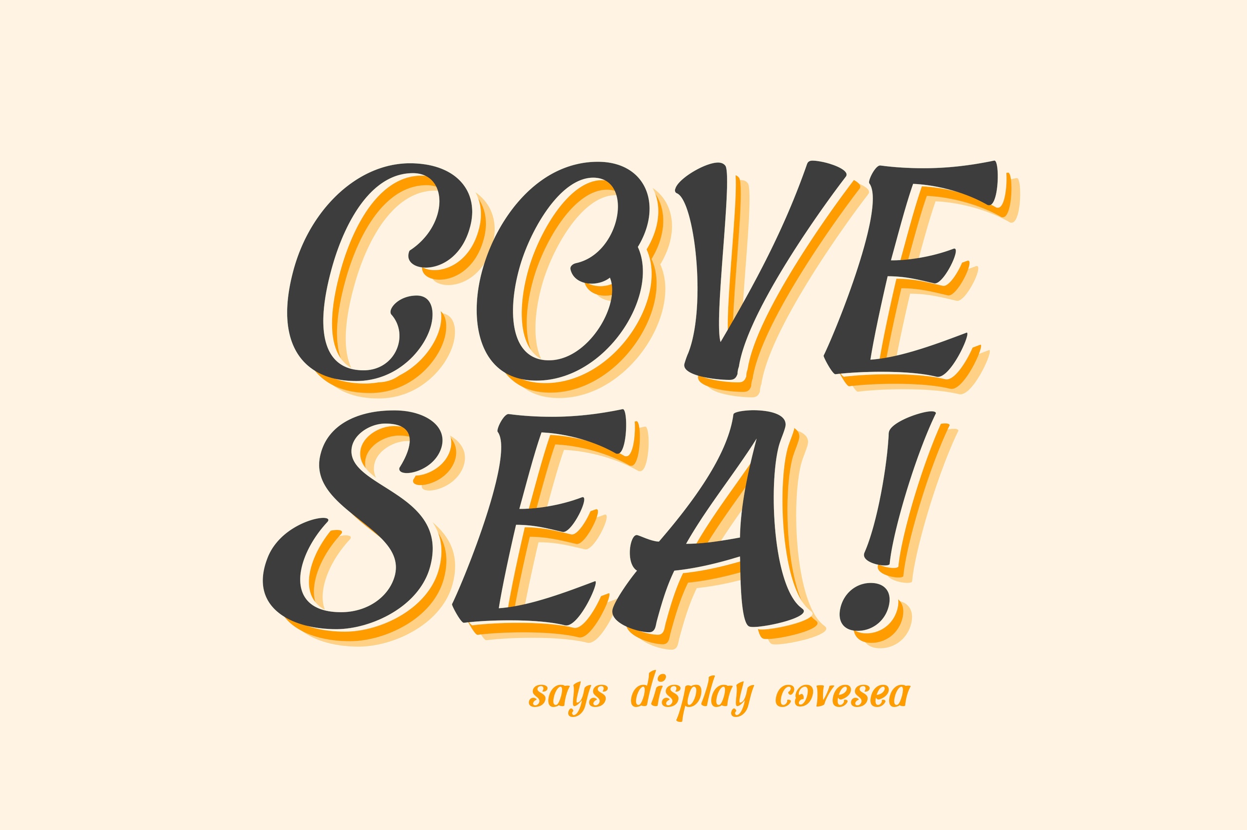 Covesea font preview image #4