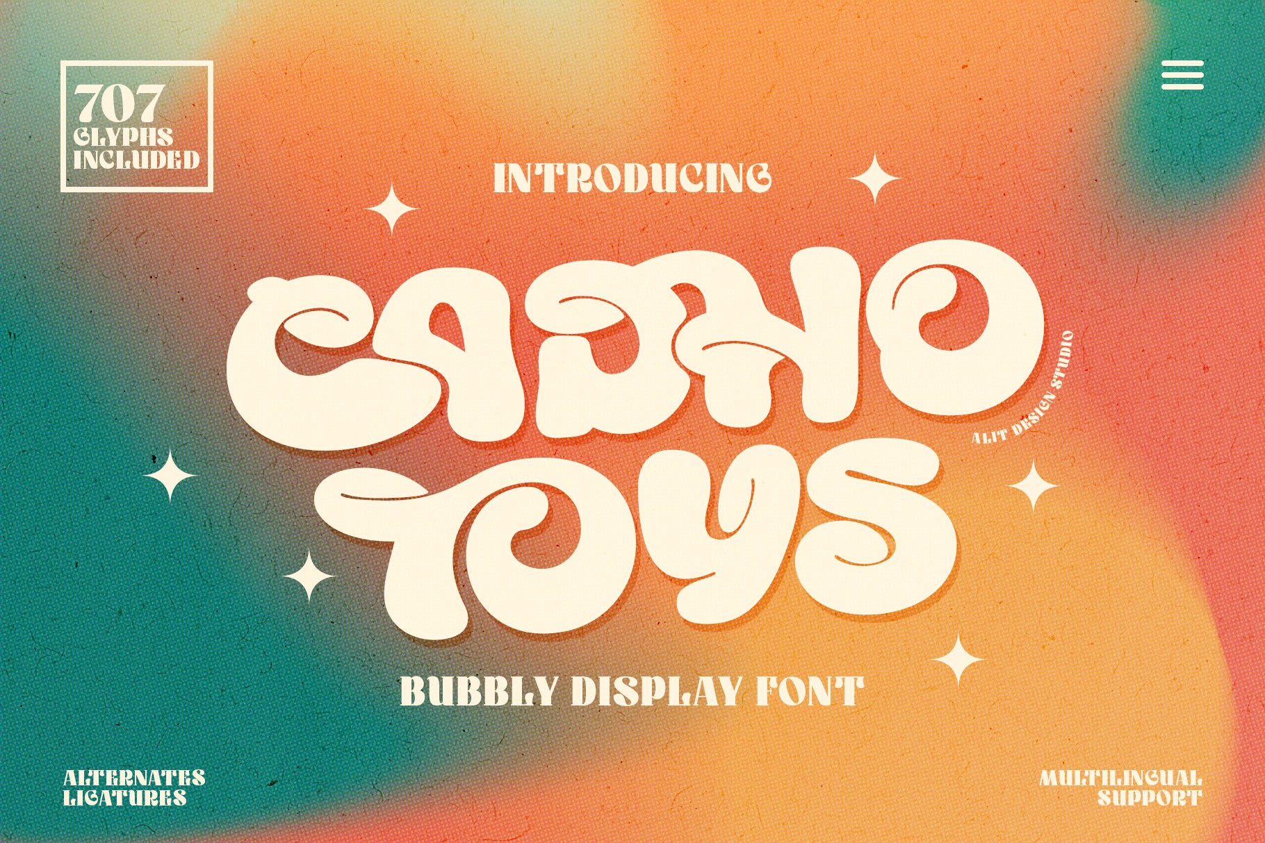 Cadho Toys font preview image #1