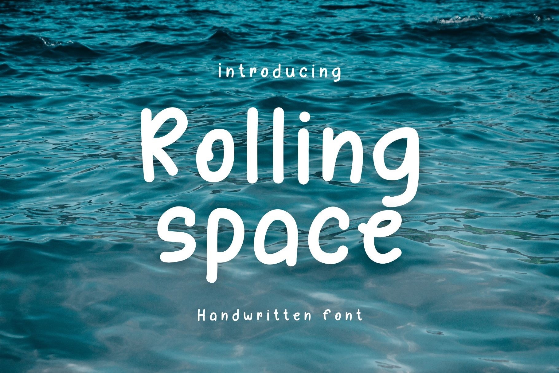 Rolling Space font preview image #2