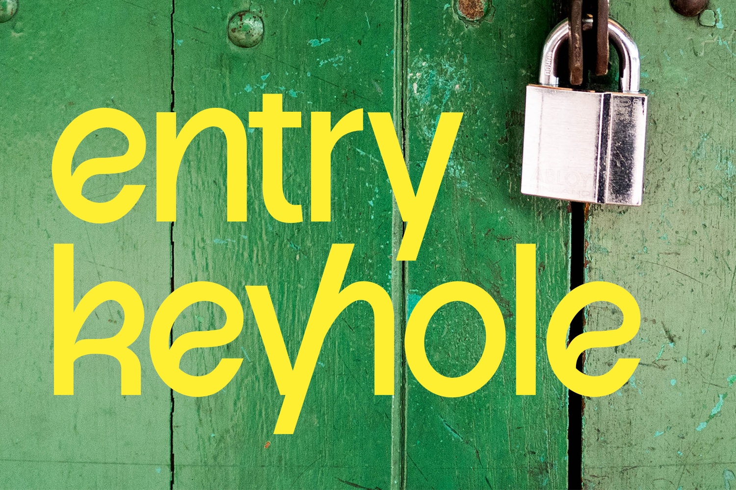 Enrty Keyhole font preview image #3