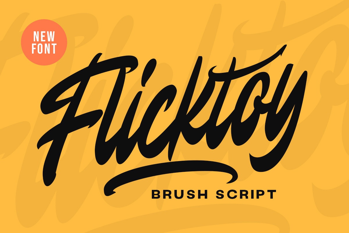 Flicktoy font preview image #3