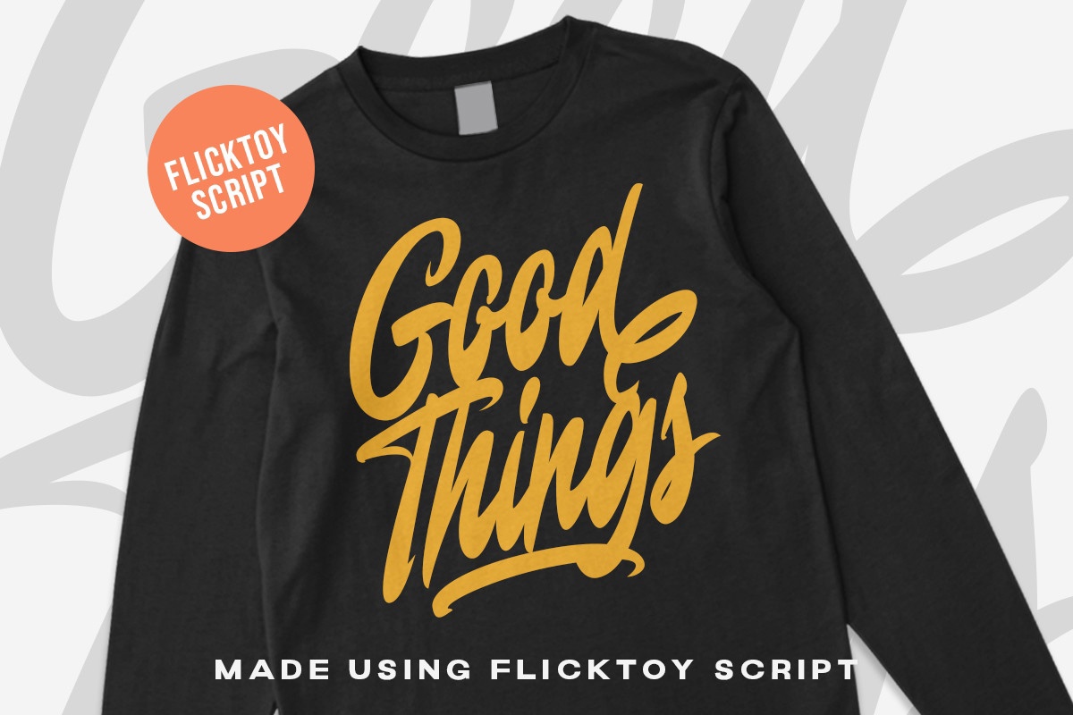 Flicktoy font preview image #5