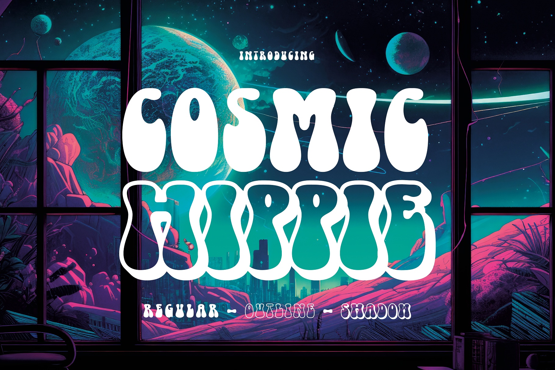 Cosmic Hippie Font