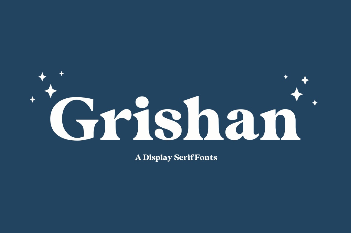 Grishan font preview image #4