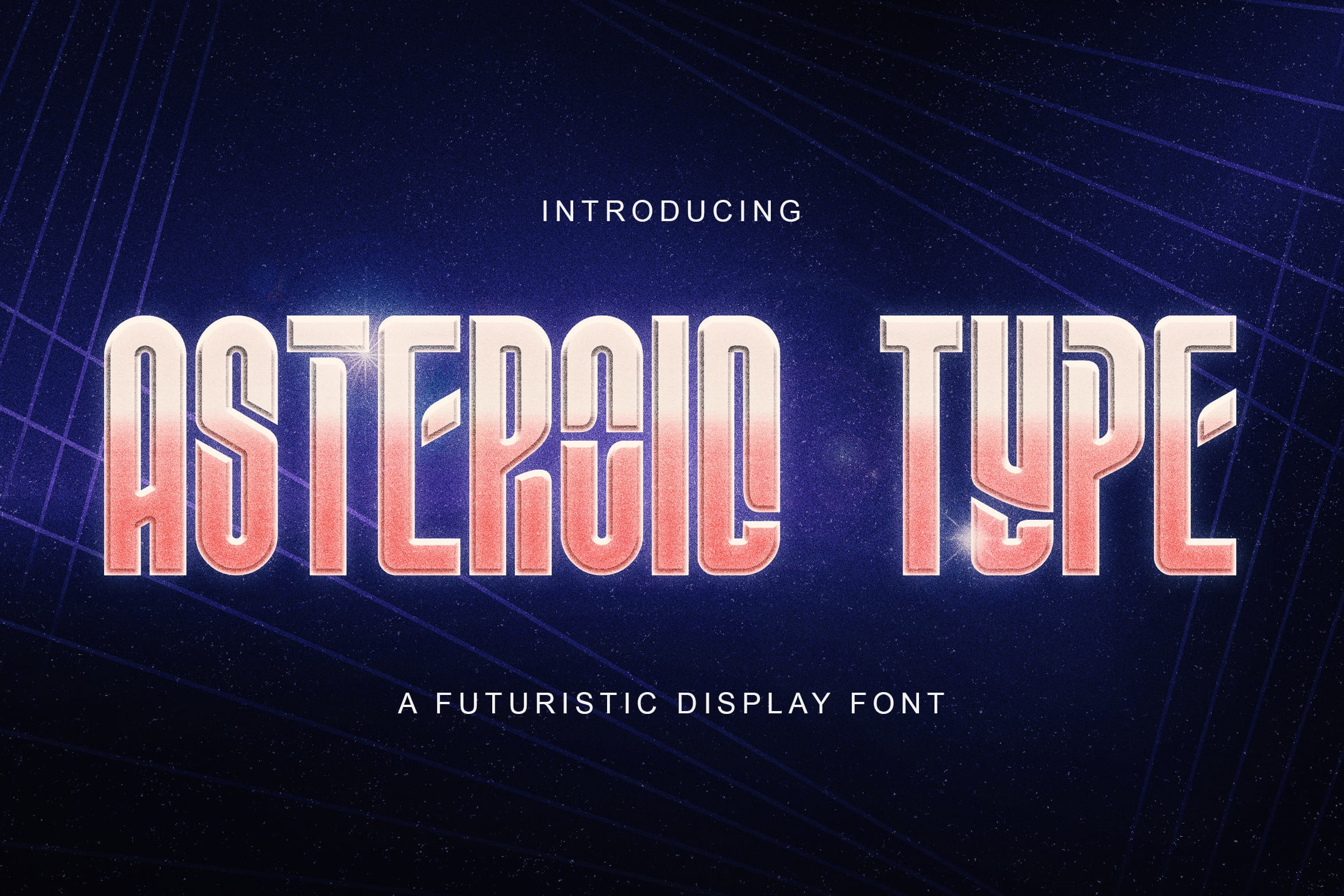Asteroid Type font preview image #4