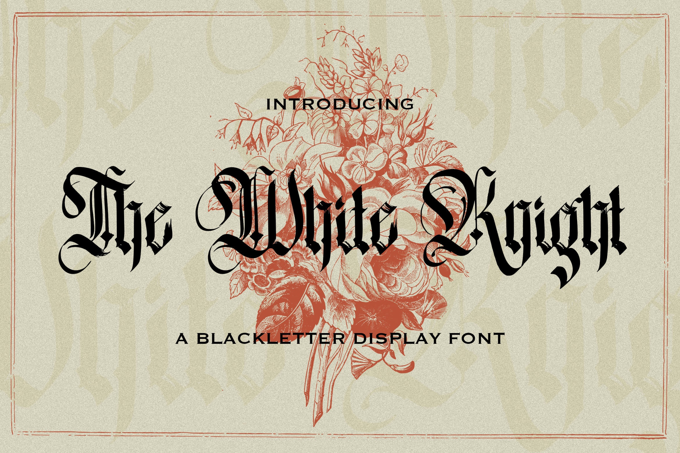 The White Knight font preview image #3