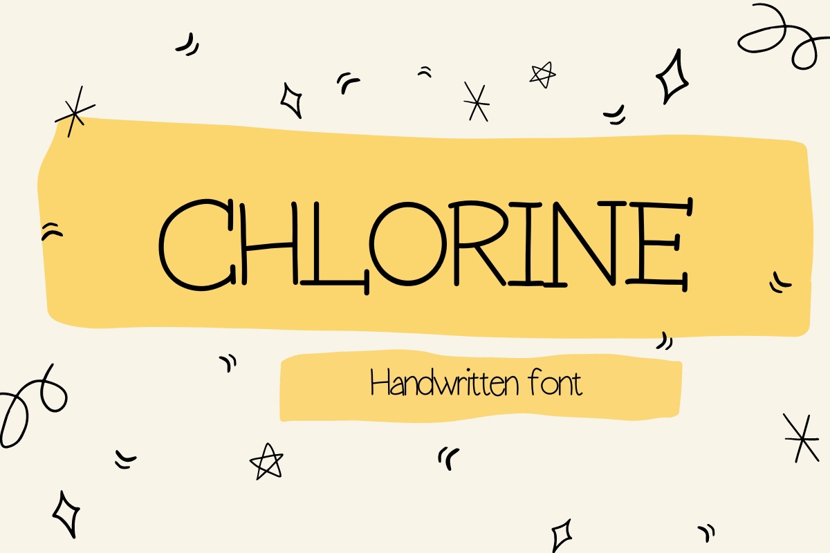 Chlorine Font