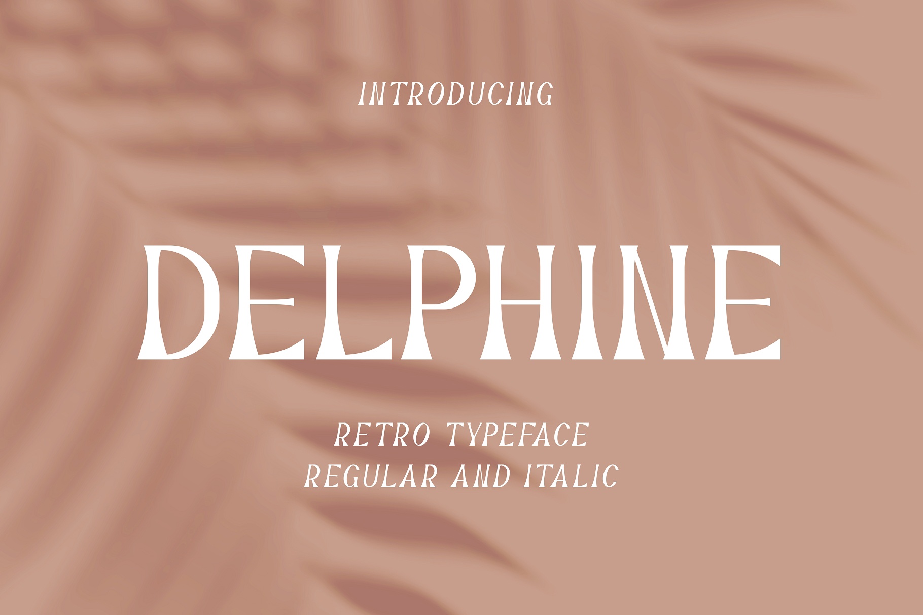 Delphine font preview image #2