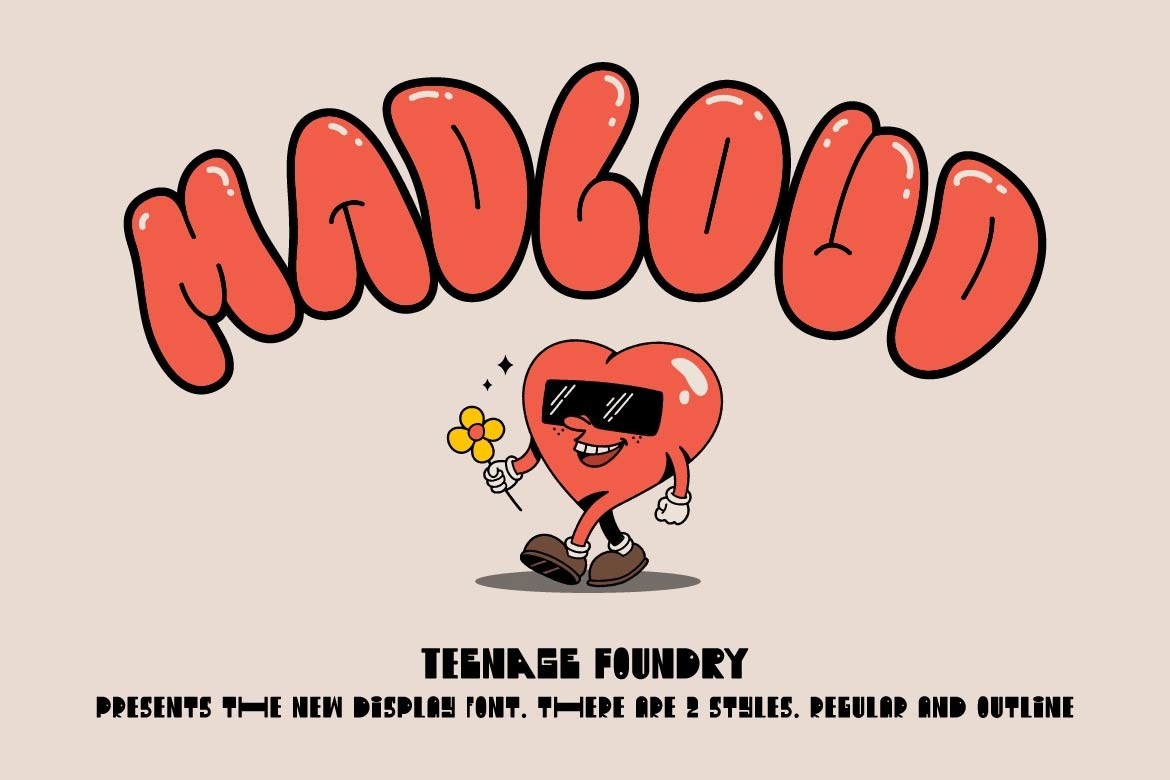 Madcloud font preview image #4