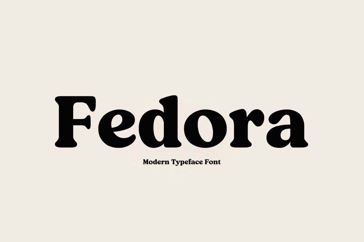 Fedora font preview image #5