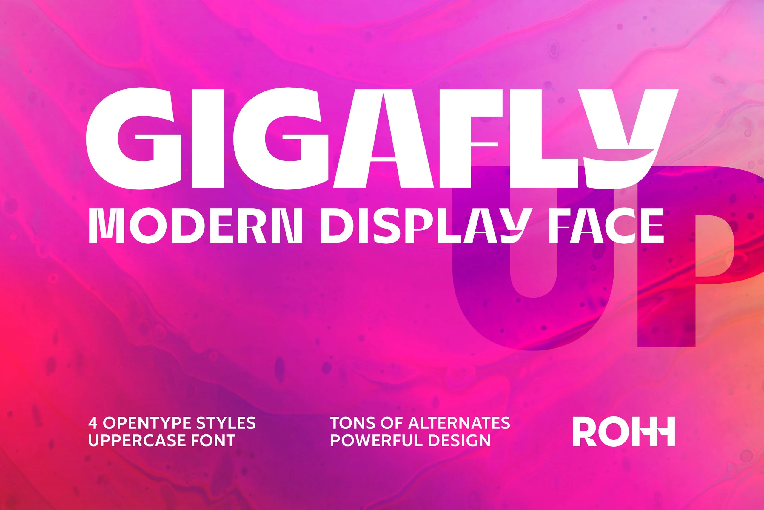 Gigafly Up Font