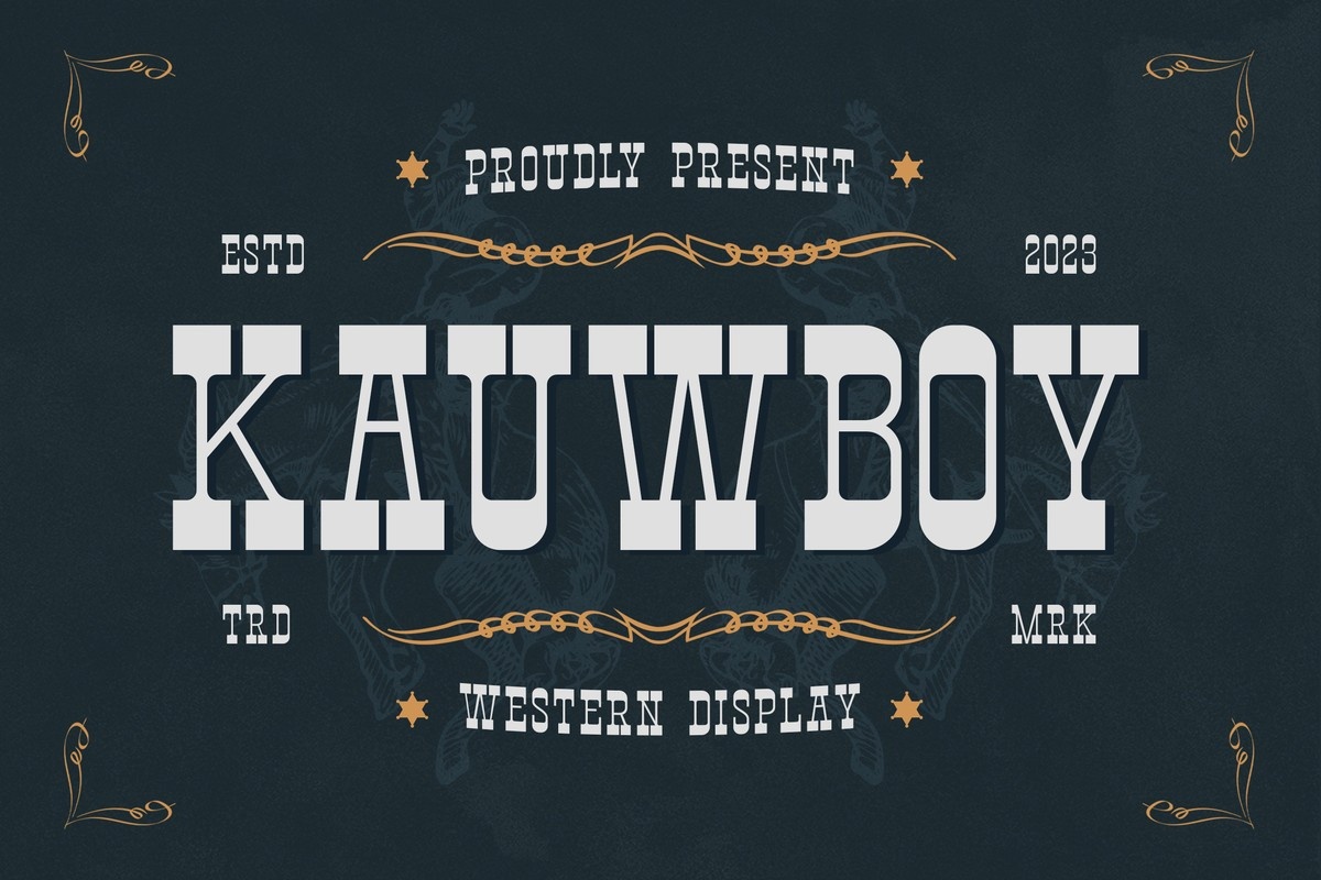 Kauwboy Font