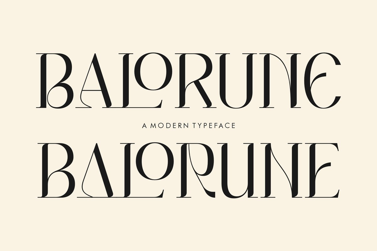 Balorune Font