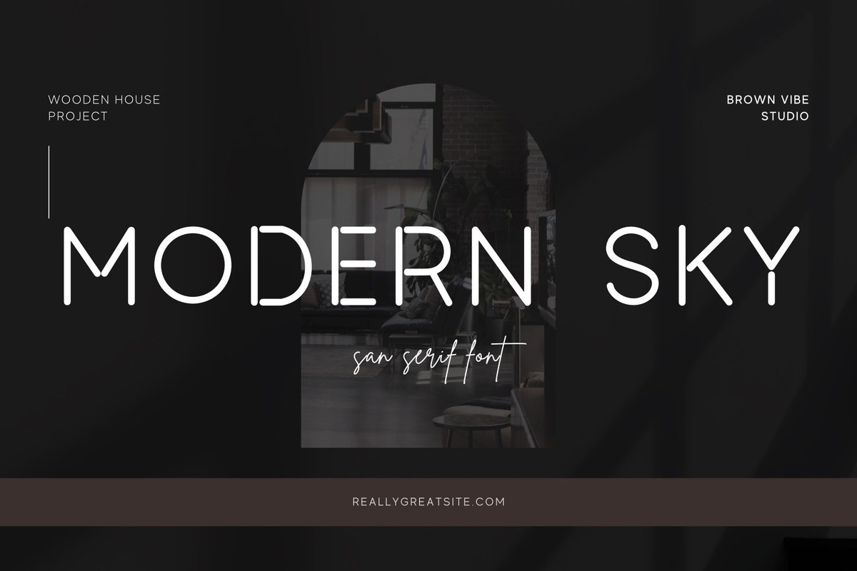Modern Sky Font