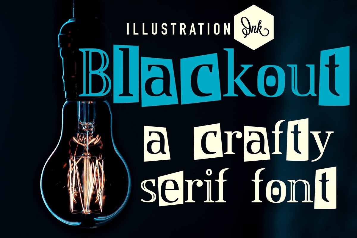 LD Blackout Font