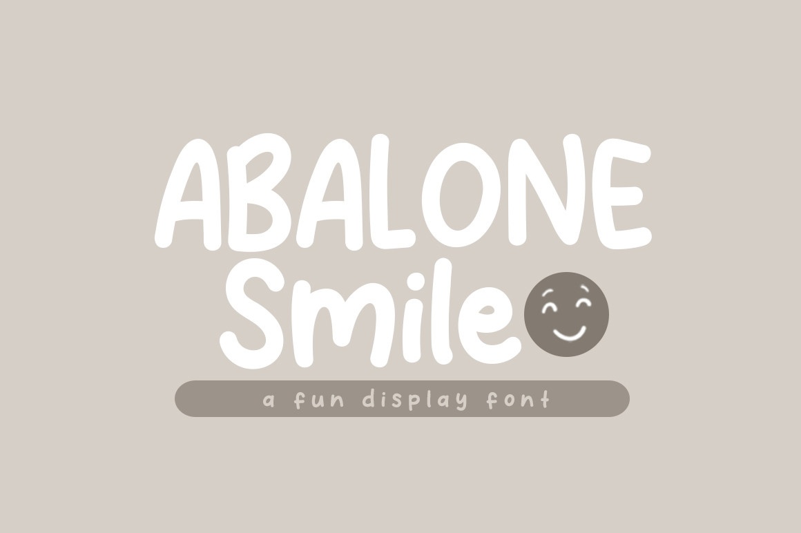 Abalone Smile Font