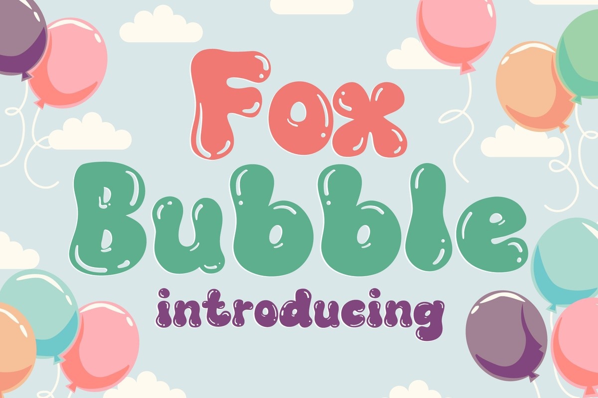 Fox Bubble Font