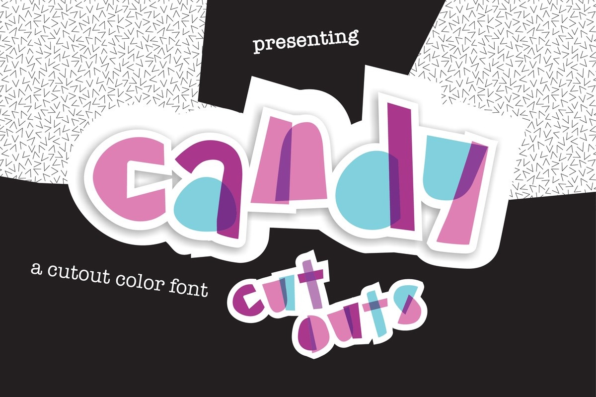 Candy Cutouts Font