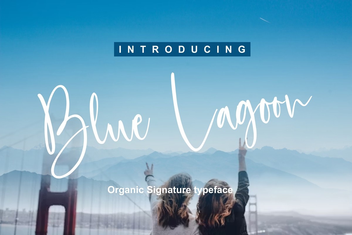 Blue Lagoon Font