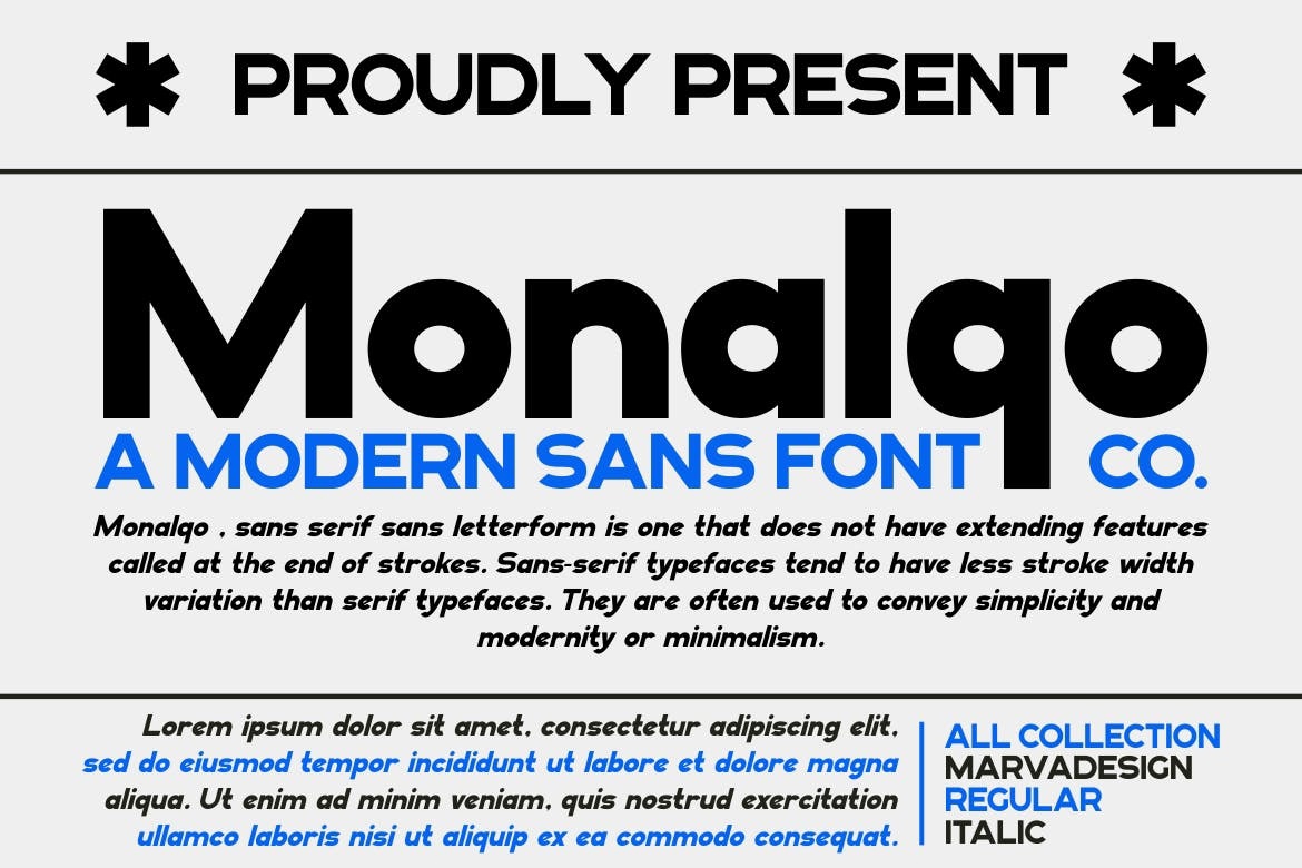Monalqo Font