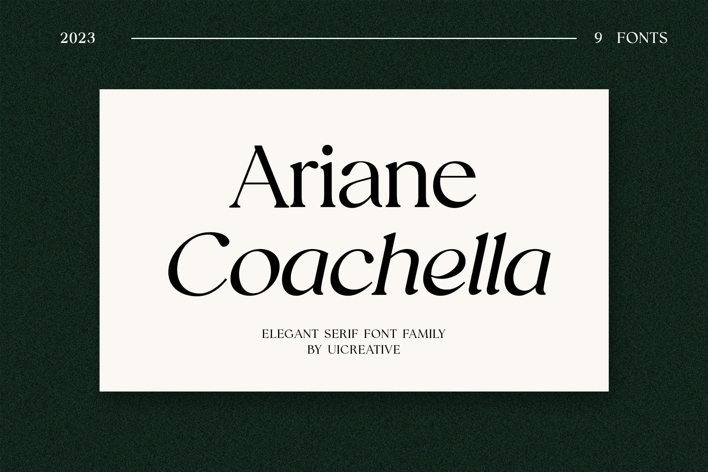 Ariane Coachella Font