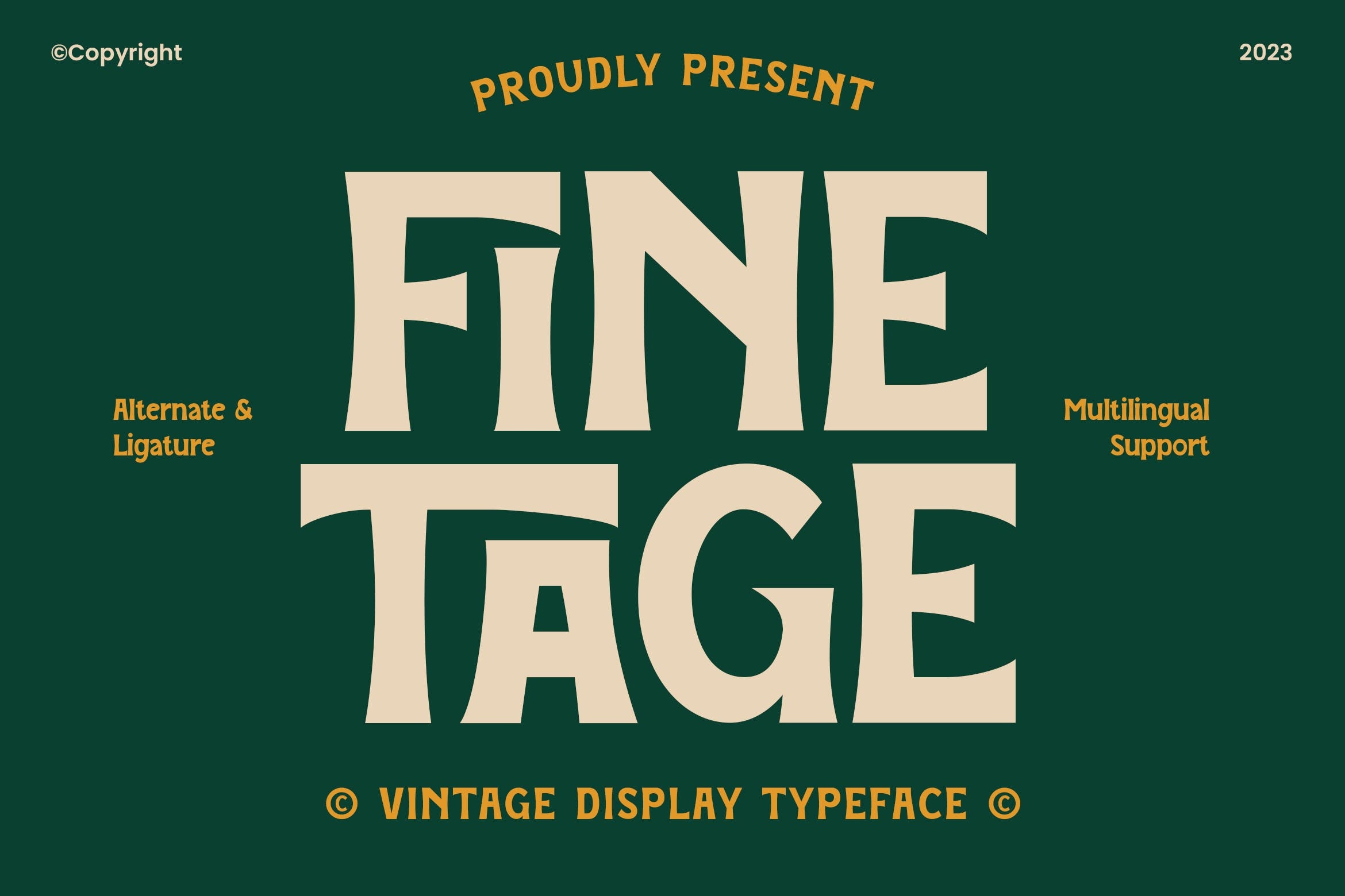 Finetage Font