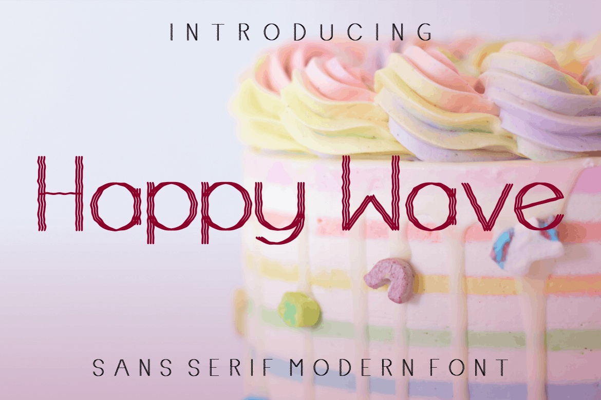 Happy Wave Font