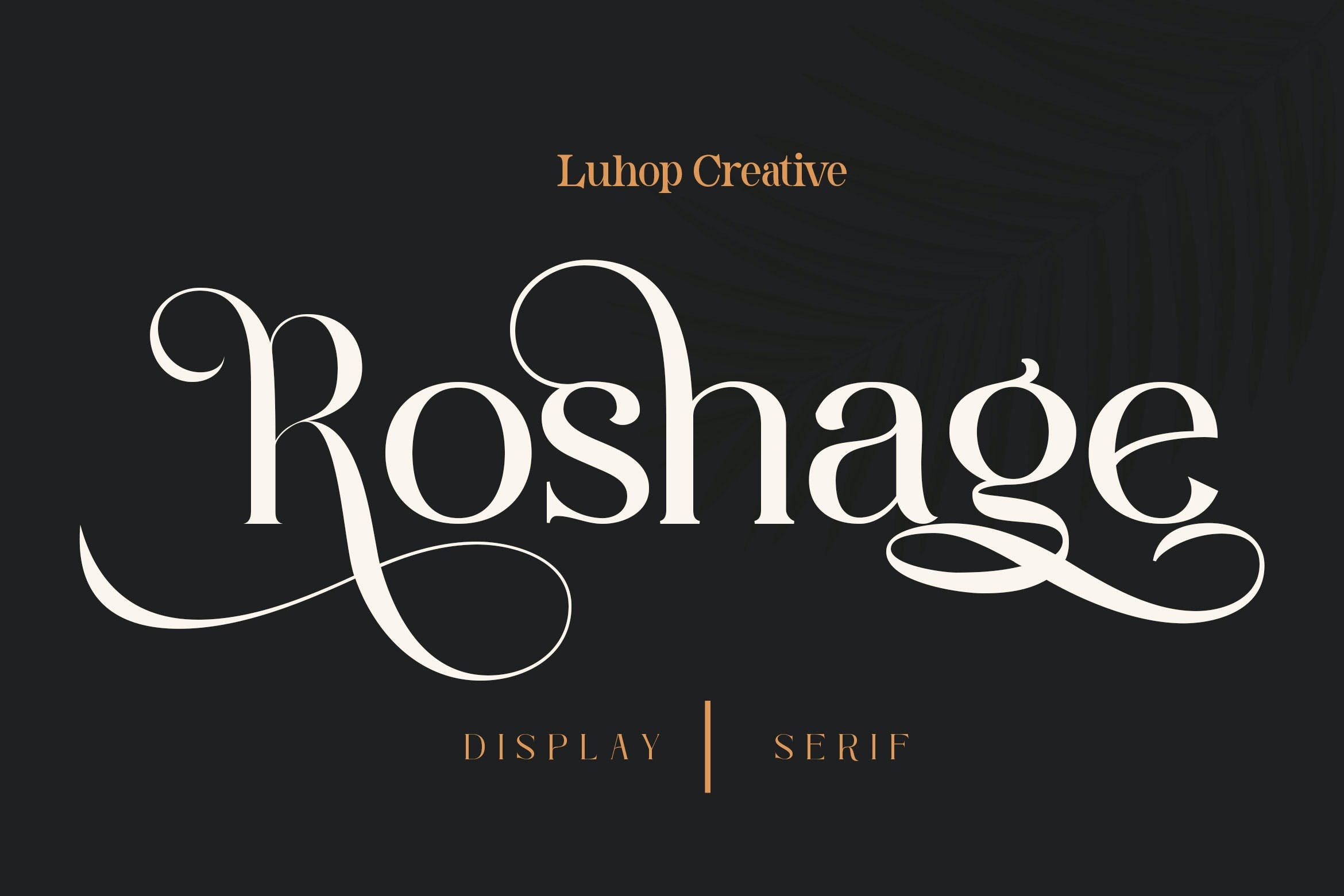 Roshage Font