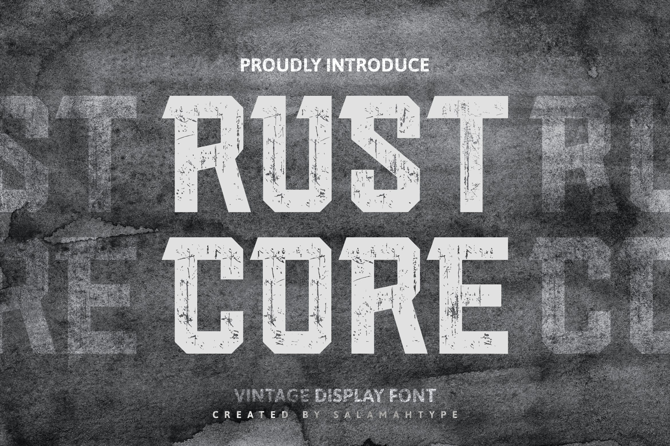 Rust Core Font
