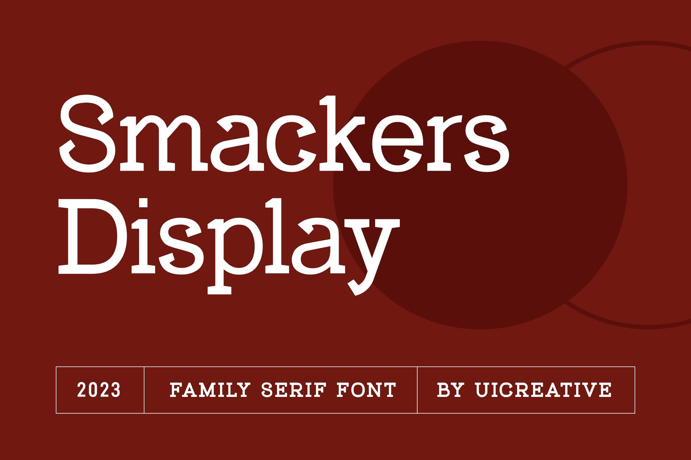 Smackers Display Font