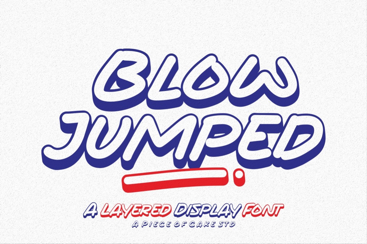 Blow Jumped Font