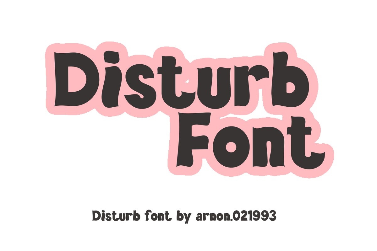 Disturb Font