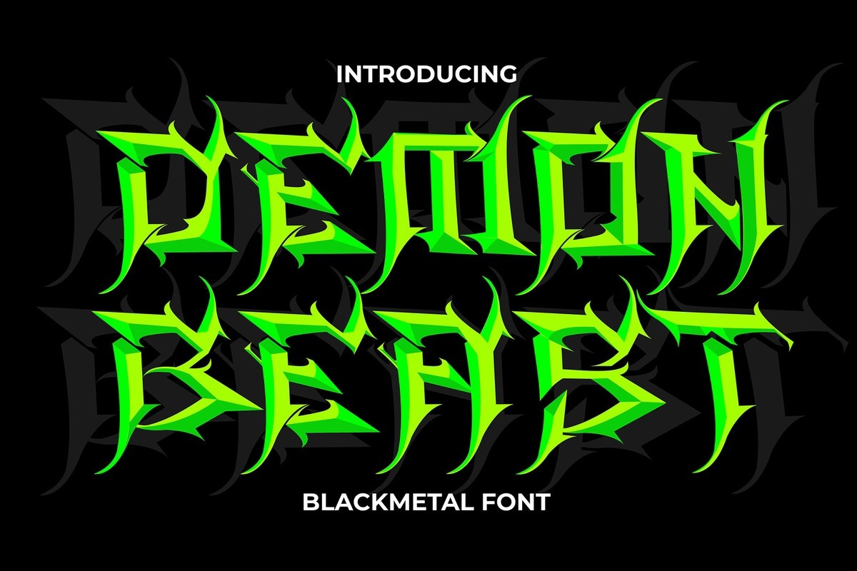 Demon Beast Font
