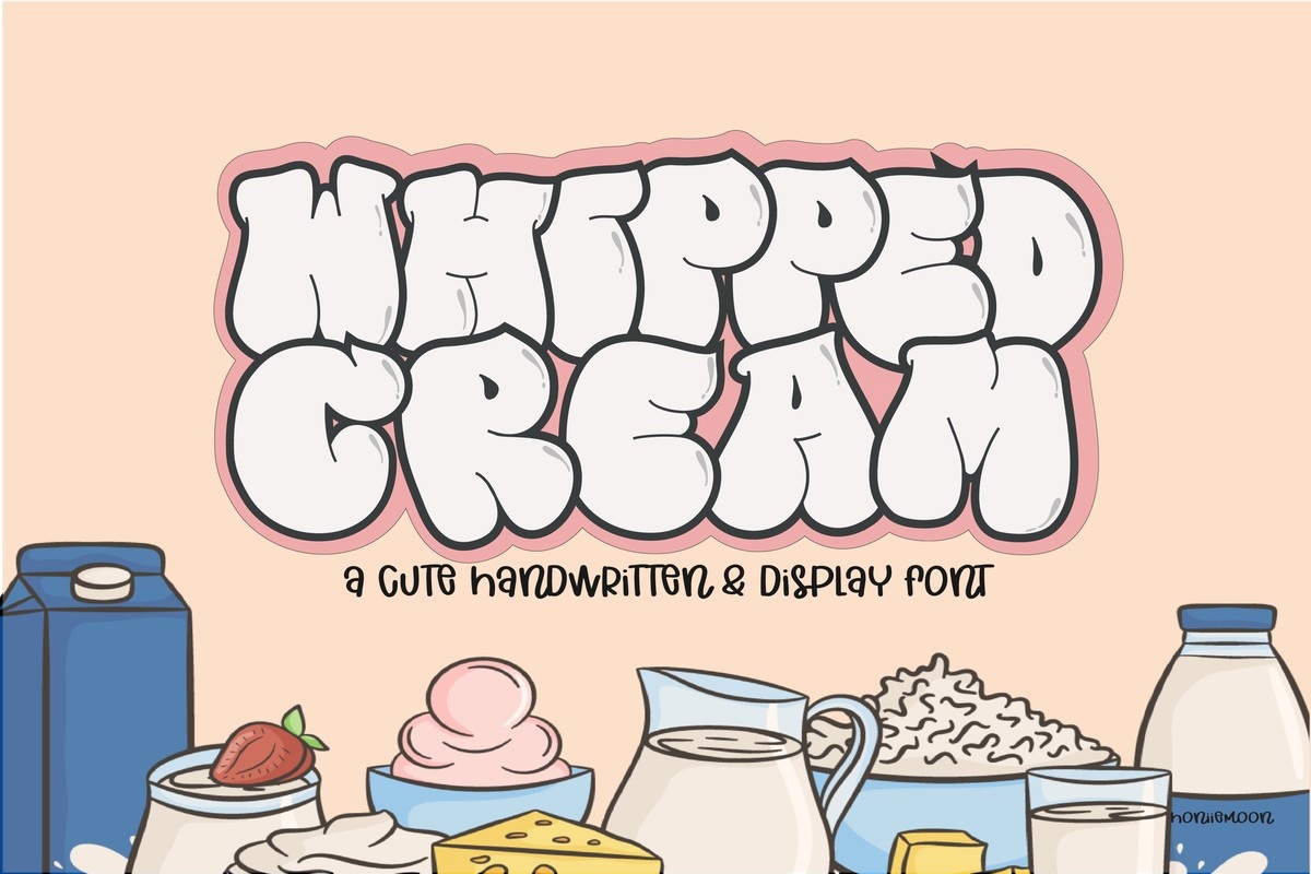Whipped Cream Font