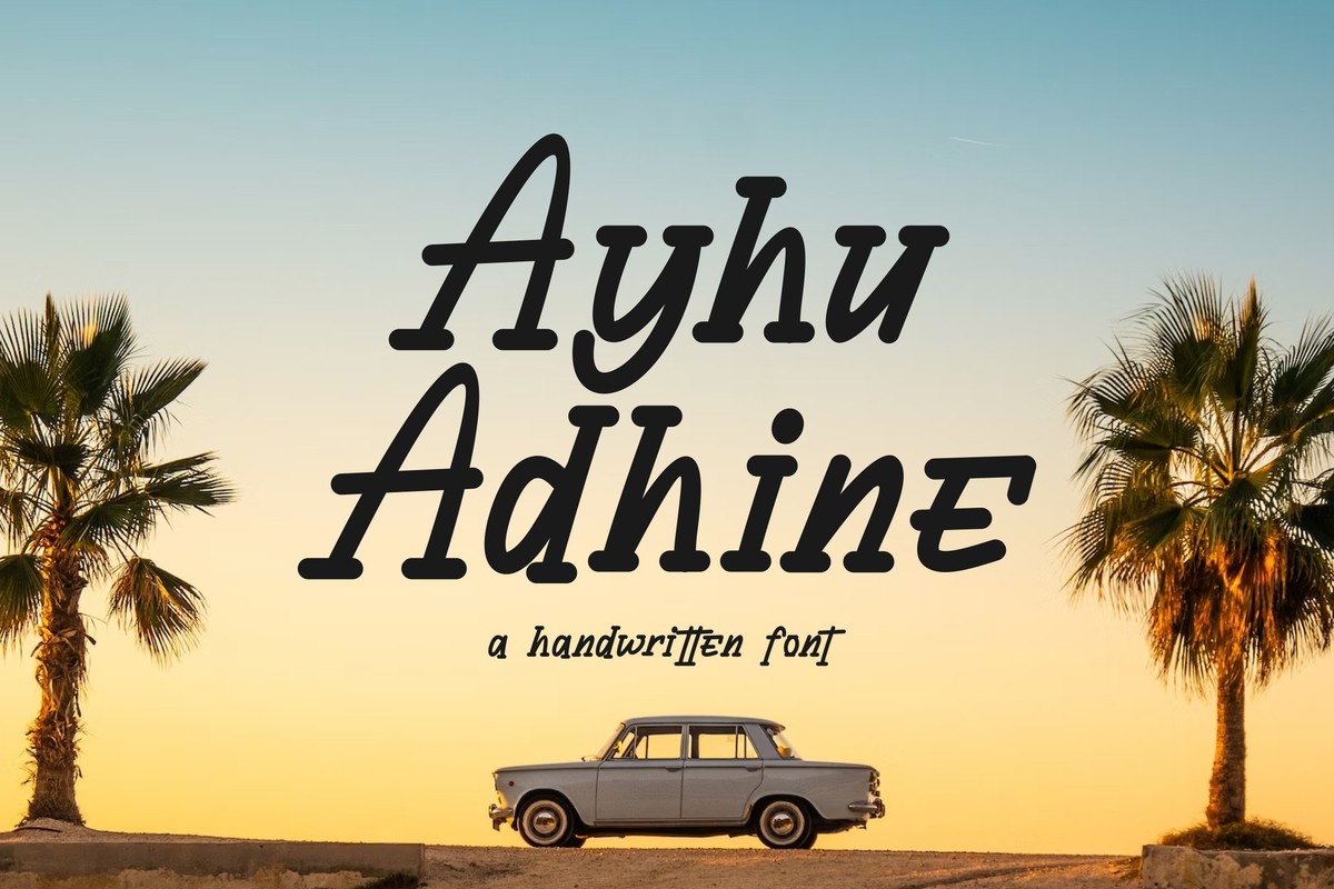 Ayhu Adhine Font